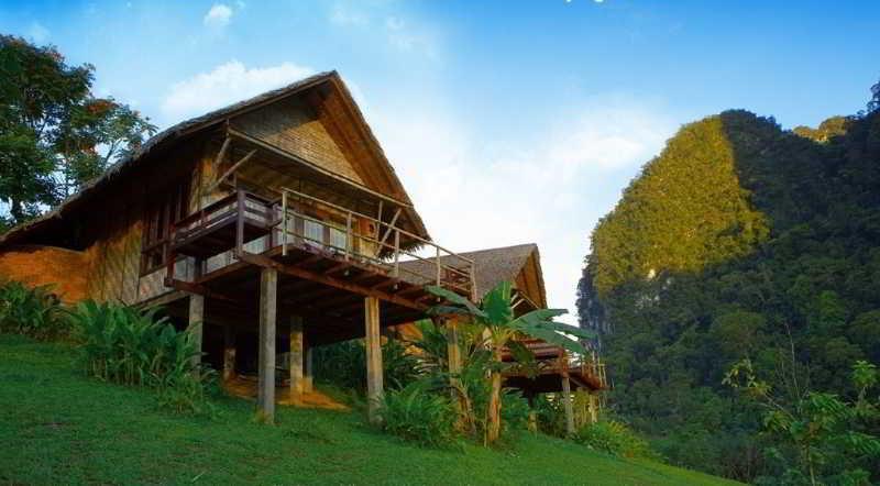 Hotel Cliff And River Jungle Surat Thani Exterior foto