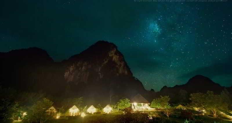 Hotel Cliff And River Jungle Surat Thani Exterior foto